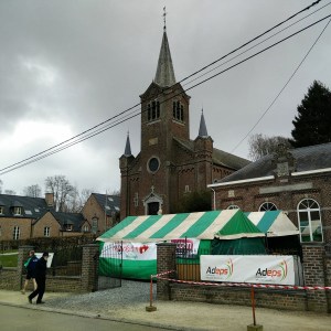 Une météo loin d'être printanière au départ