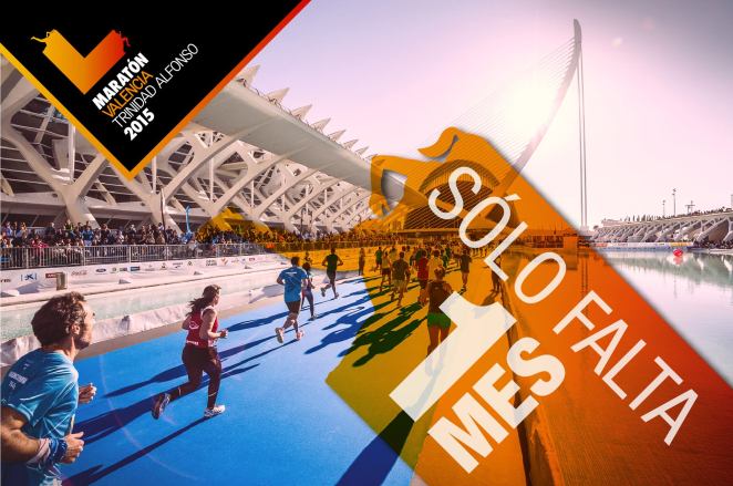 Plus qu'un mois - crédit photo : Maratón Valencia