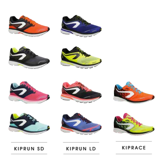 La gamme performance de Kalenji en 2016