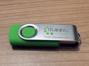 La clé USB où sont enregistrés les résultats d'analyse