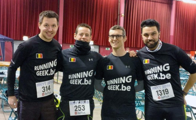 La Team à l'HNYT - crédit photo : RunningGeek.be