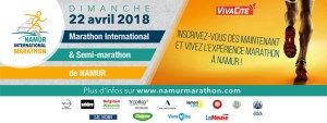 Banner du Marathon et Semi de Namur